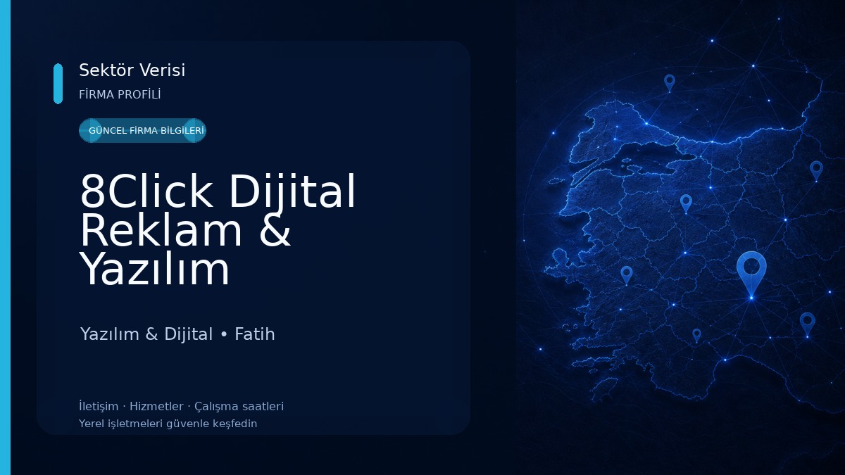 8Click Dijital Reklam & Yazılım Yazılım & Dijital
