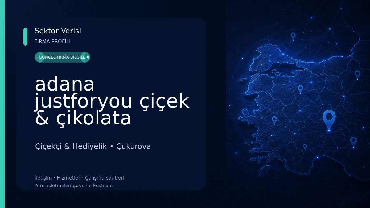 adana justforyou çiçek & çikolata Çiçekçi & Hediyelik