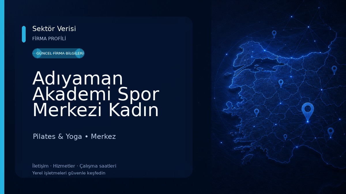 Adıyaman Akademi Spor Merkezi Kadın Şube Pilates & Yoga