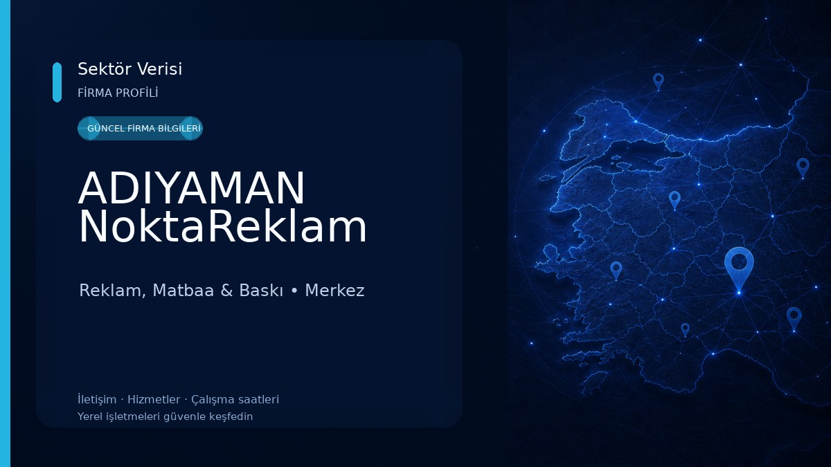 ADIYAMAN NoktaReklam 