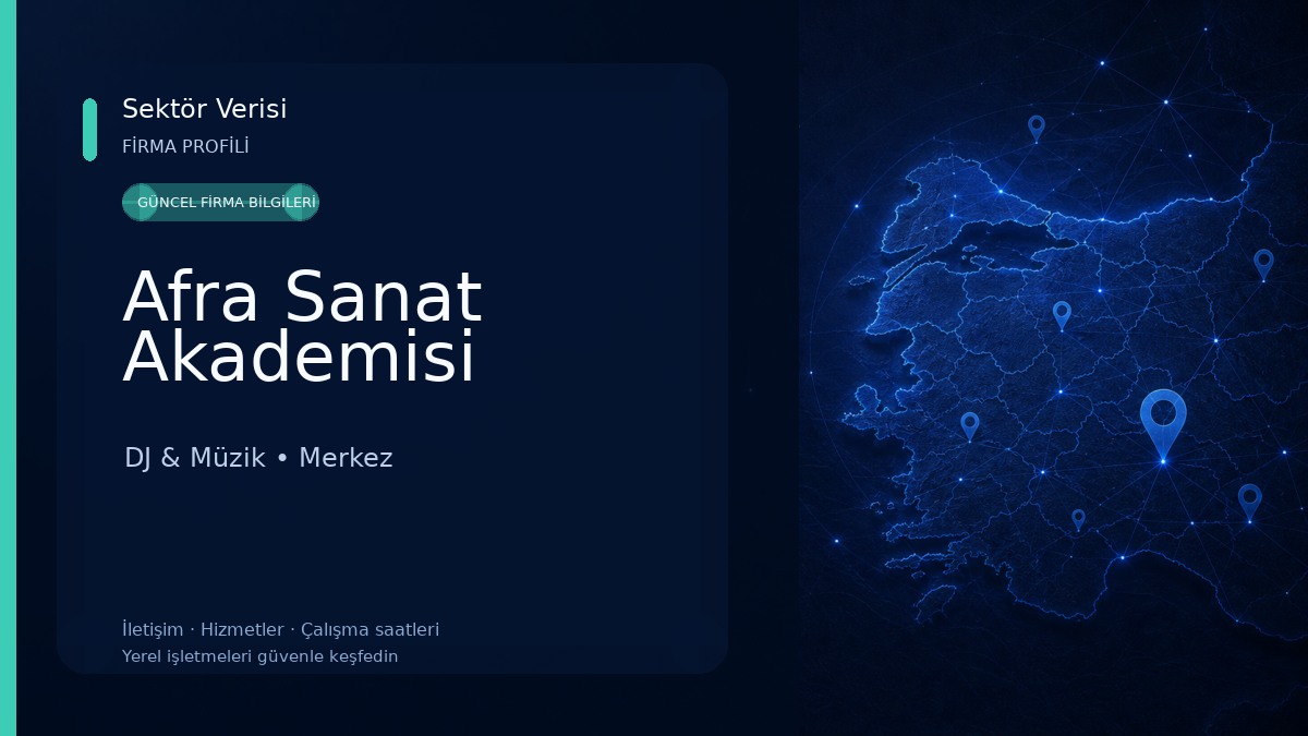 Afra Sanat Akademisi DJ & Müzik
