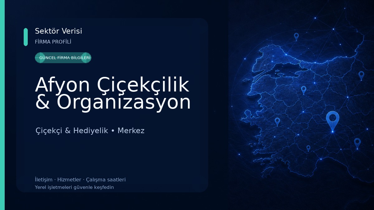Afyon Çiçekçilik & Organizasyon Çiçekçi & Hediyelik