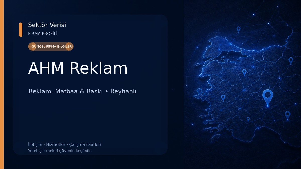 AHM Reklam Reklam, Matbaa & Baskı