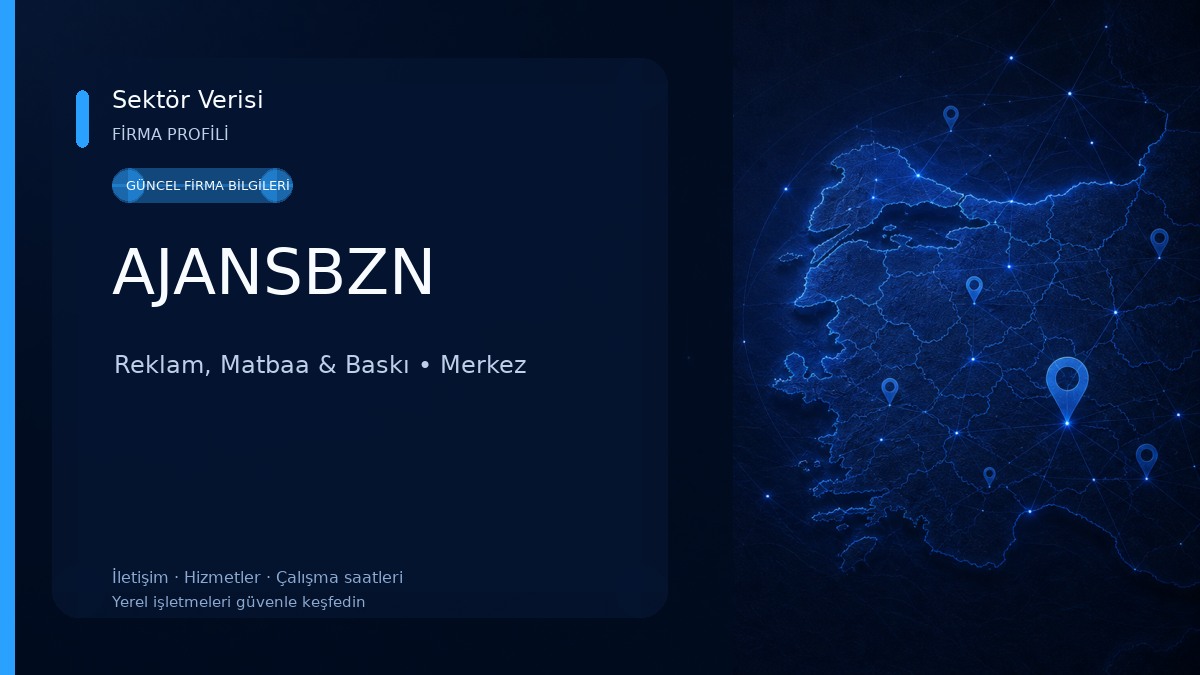 AJANSBZN Reklam, Matbaa & Baskı