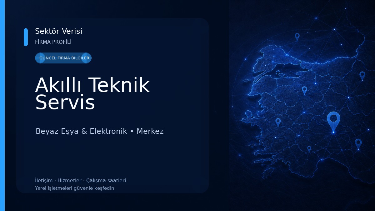 Akıllı Teknik Servis Beyaz Eşya & Elektronik
