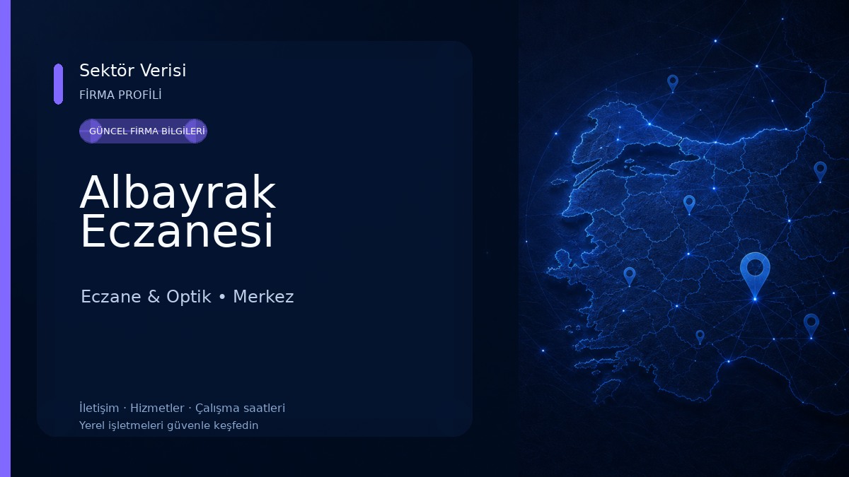 Albayrak Eczanesi Eczane & Optik