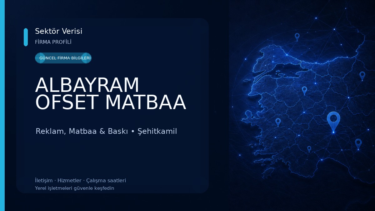 ALBAYRAM OFSET MATBAA Reklam, Matbaa & Baskı