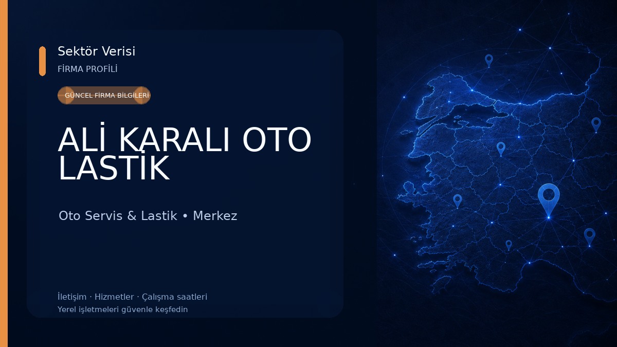 ALİ KARALI OTO LASTİK Oto Servis & Lastik