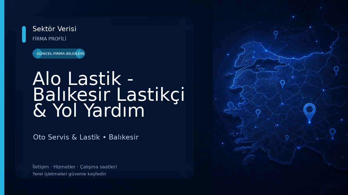 Alo Lastik - Balıkesir Lastikçi & Yol Yardım Oto Servis & Lastik