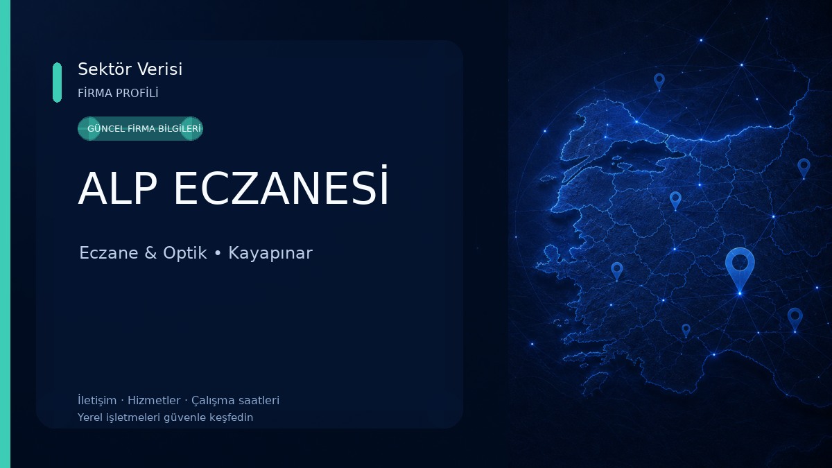 ALP ECZANESİ Eczane & Optik
