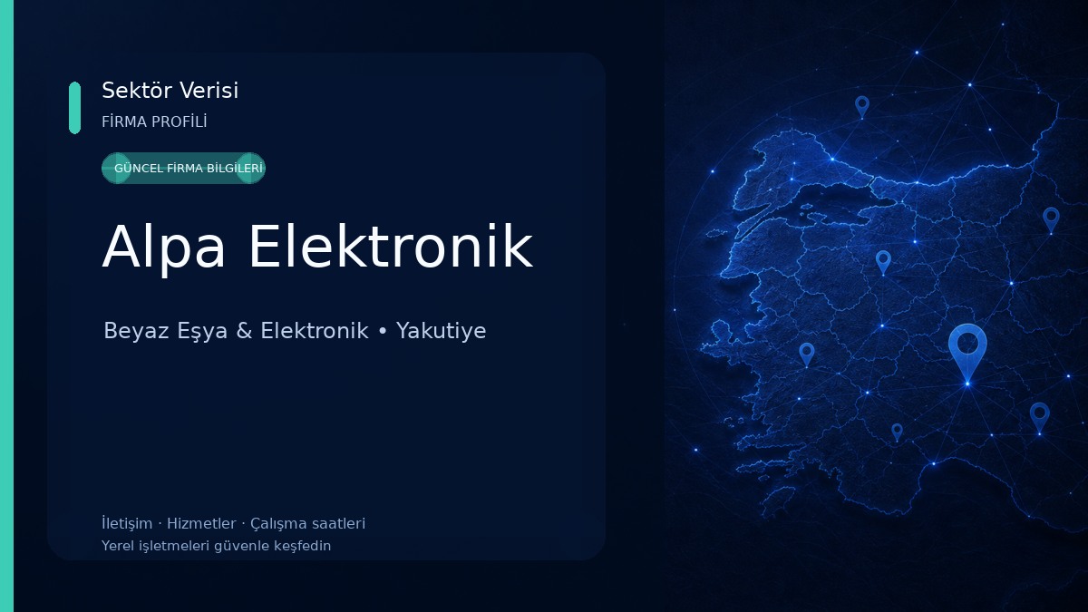 Alpa Elektronik Beyaz Eşya & Elektronik