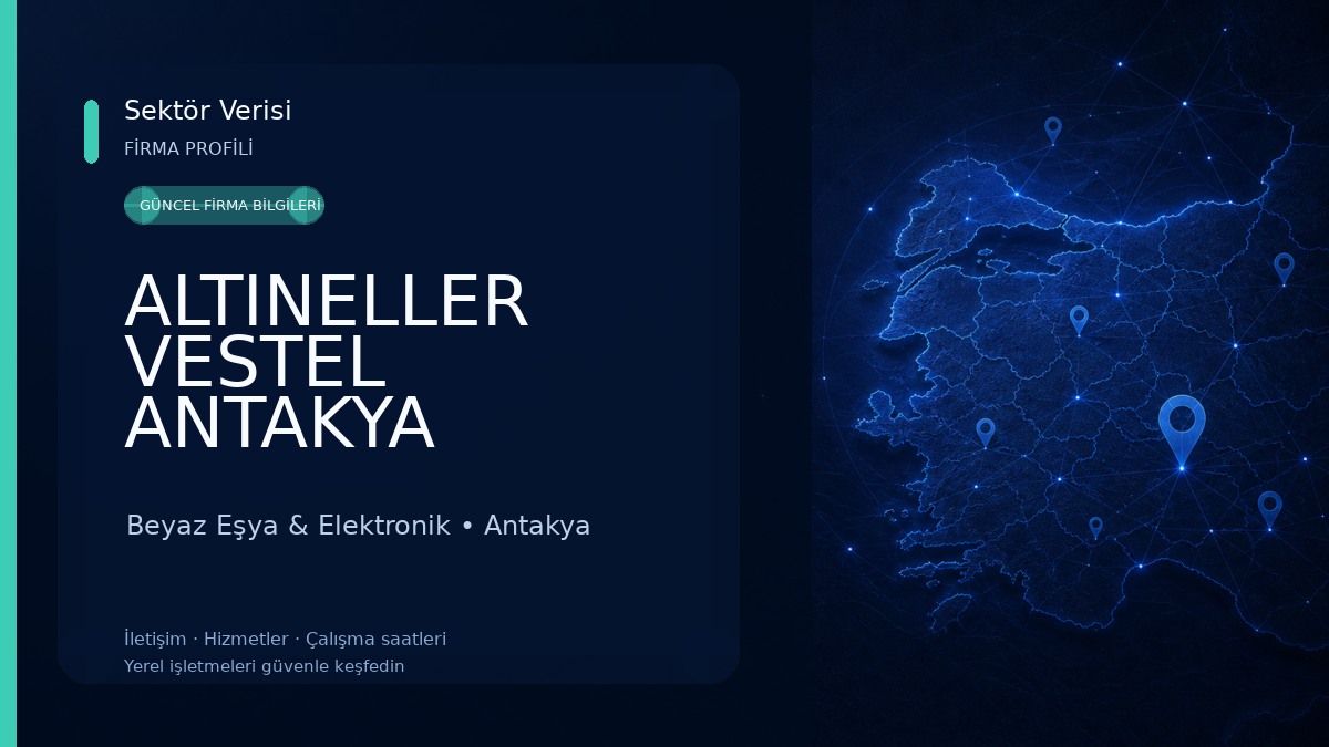 ALTINELLER VESTEL ANTAKYA BALIKÇILAR ŞUBE Beyaz Eşya & Elektronik