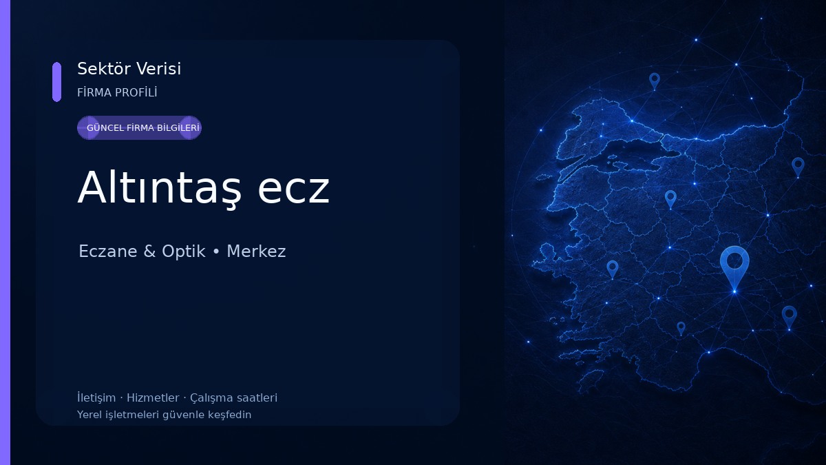 Altıntaş ecz 