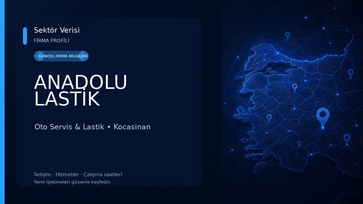 ANADOLU LASTİK Oto Servis & Lastik