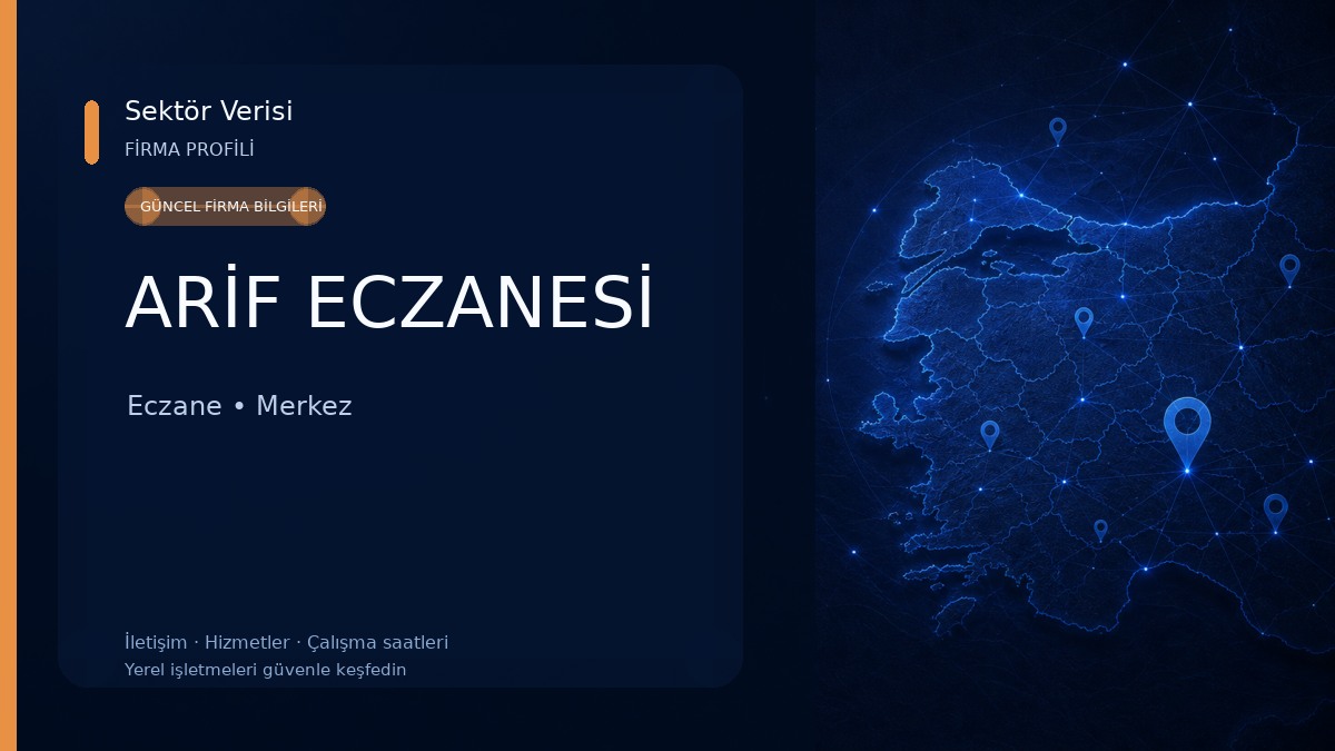 ARİF ECZANESİ Eczane