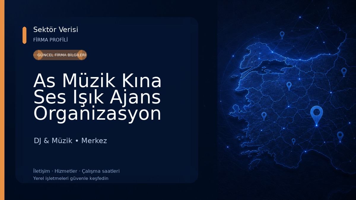 As Müzik Kına Ses Işık Ajans Organizasyon DJ & Müzik