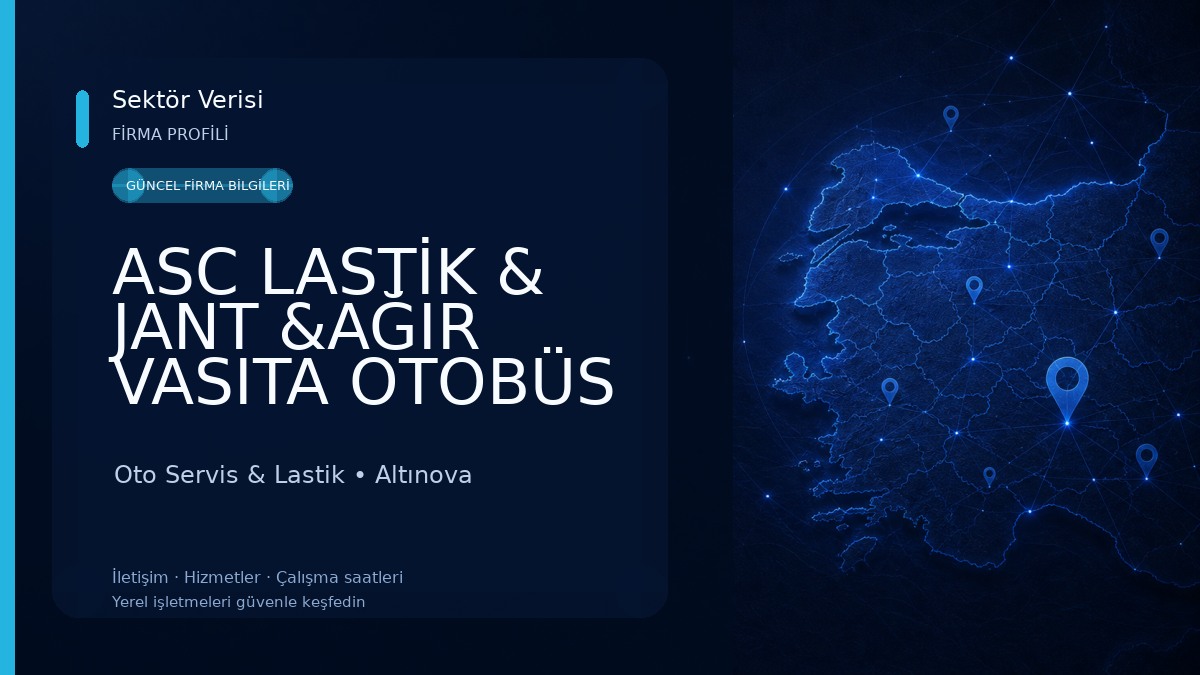 ASC LASTİK & JANT &AĞIR VASITA OTOBÜS TAMİRİ & 7/24 YOL YARDIM Oto Servis & Lastik