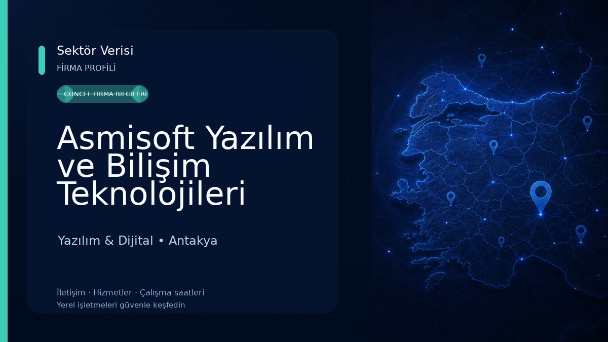 Asmisoft Yazılım ve Bilişim Teknolojileri Yazılım & Dijital