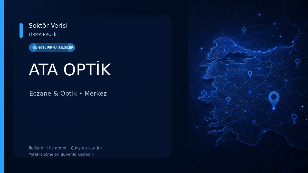 ATA OPTİK Eczane & Optik