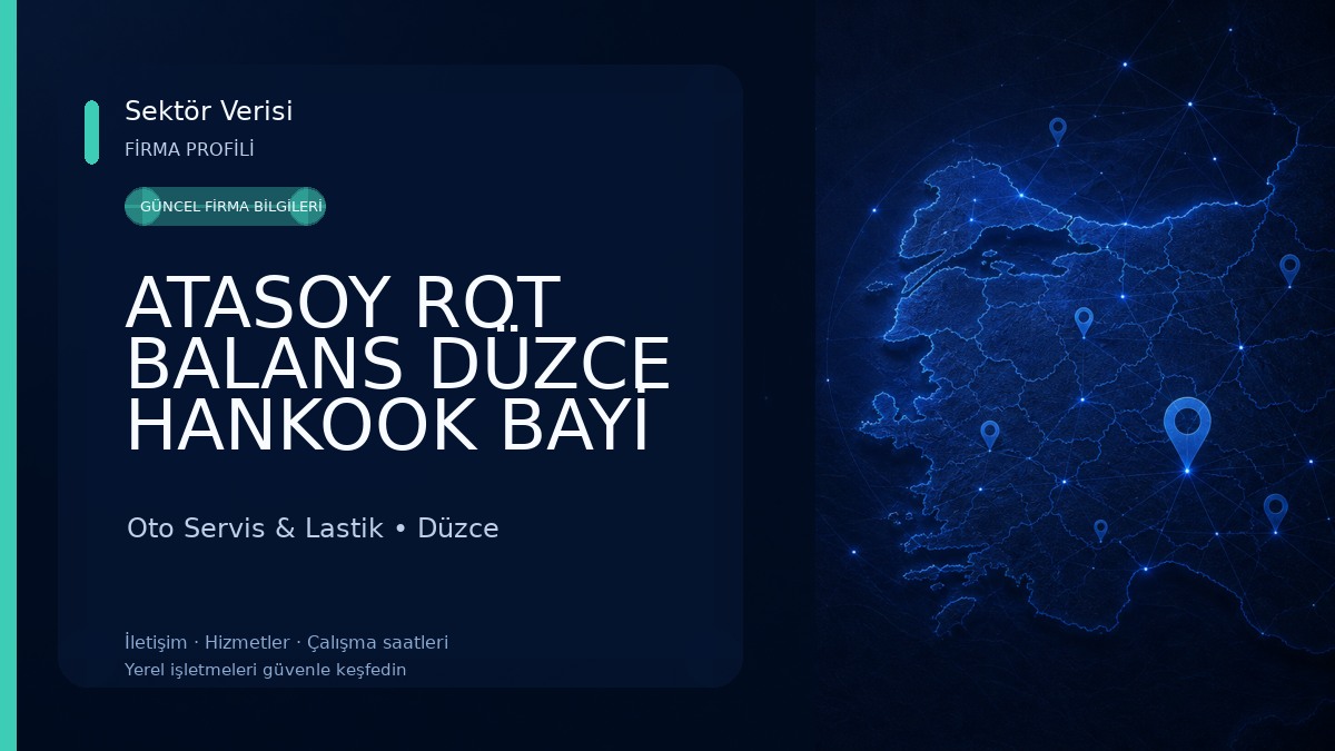 ATASOY ROT BALANS DÜZCE HANKOOK BAYİ Oto Servis & Lastik