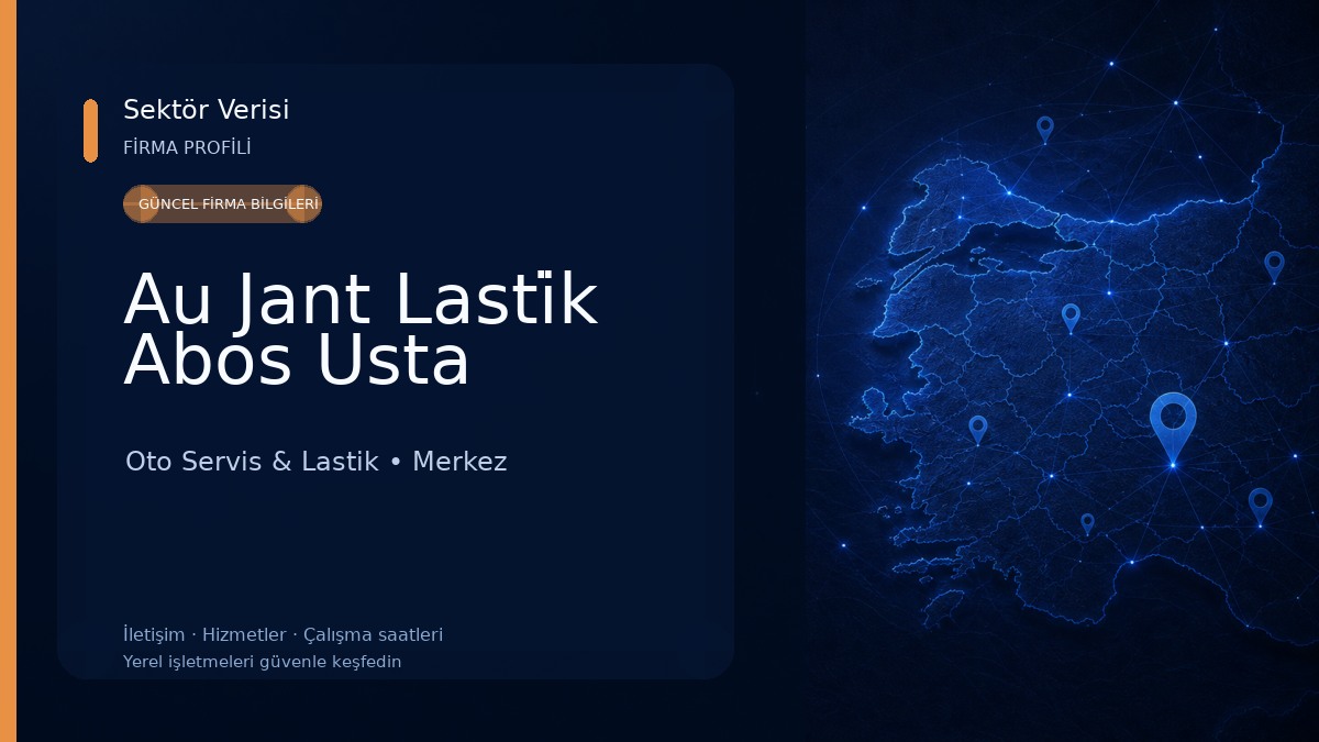 Au Jant Lasti̇k Abos Usta Oto Servis & Lastik