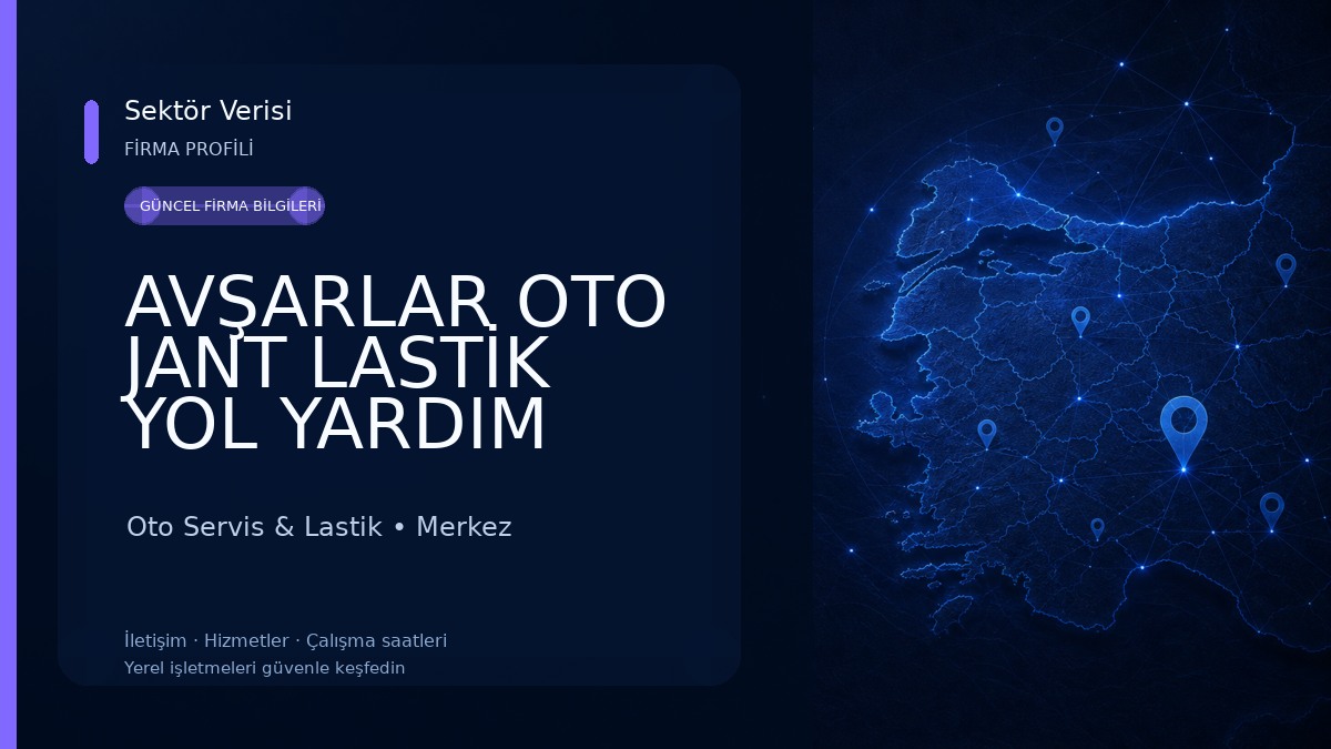 AVŞARLAR OTO JANT LASTİK YOL YARDIM Oto Servis & Lastik