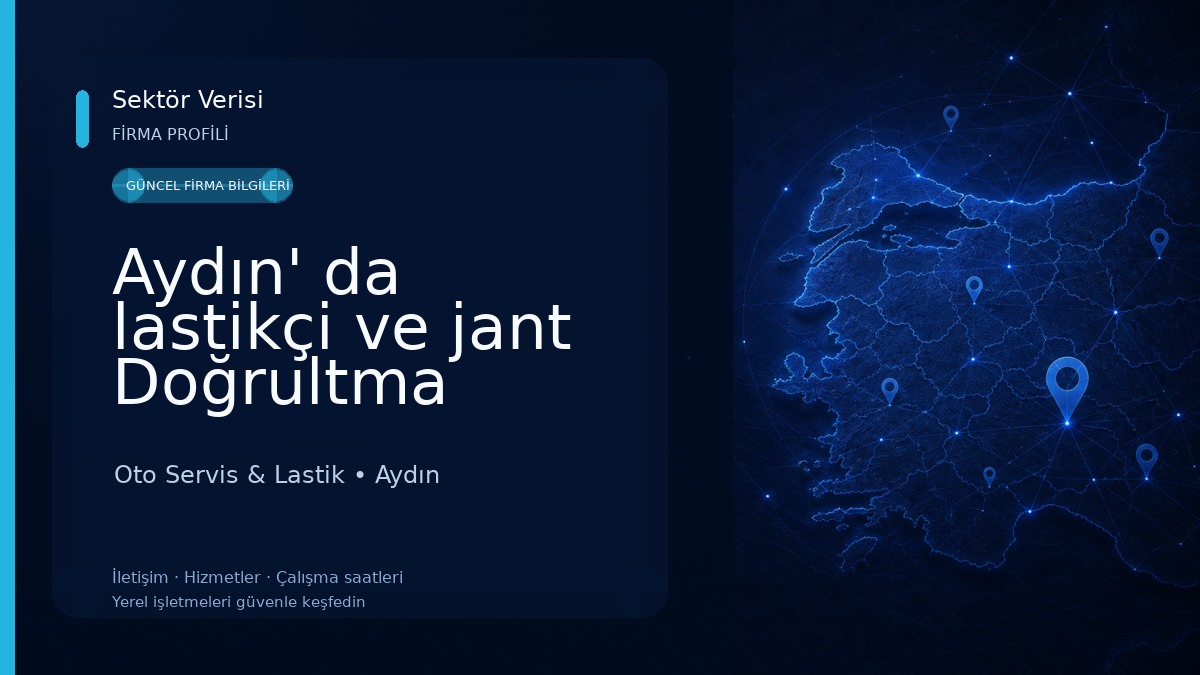 Aydın' da lastikçi ve jant Doğrultma Oto Servis & Lastik