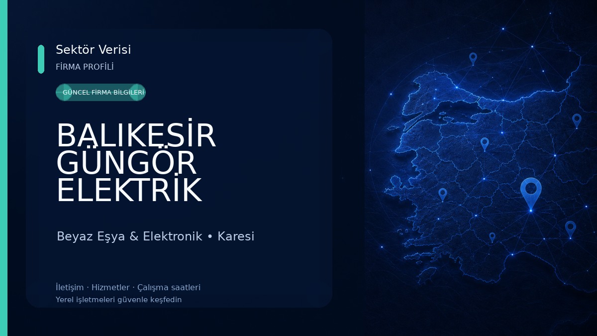 BALIKESİR GÜNGÖR ELEKTRİK Beyaz Eşya & Elektronik
