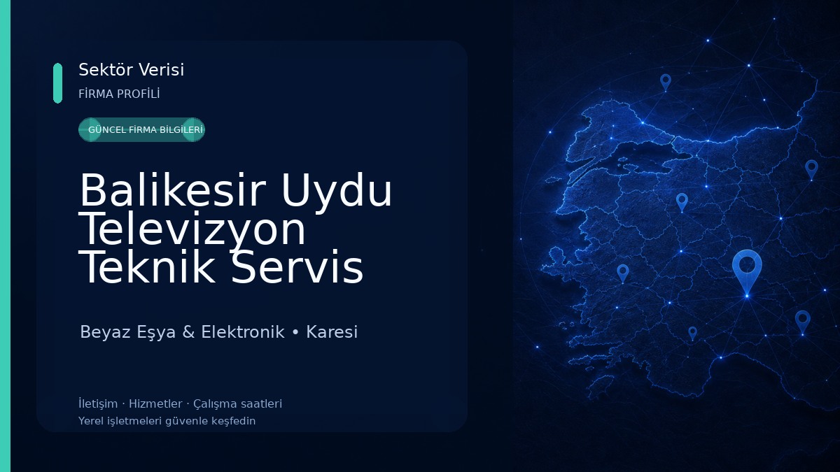 Balikesir Uydu Televizyon Teknik Servis Beyaz Eşya & Elektronik