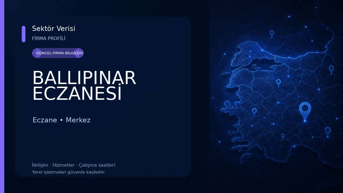 BALLIPINAR ECZANESİ Eczane