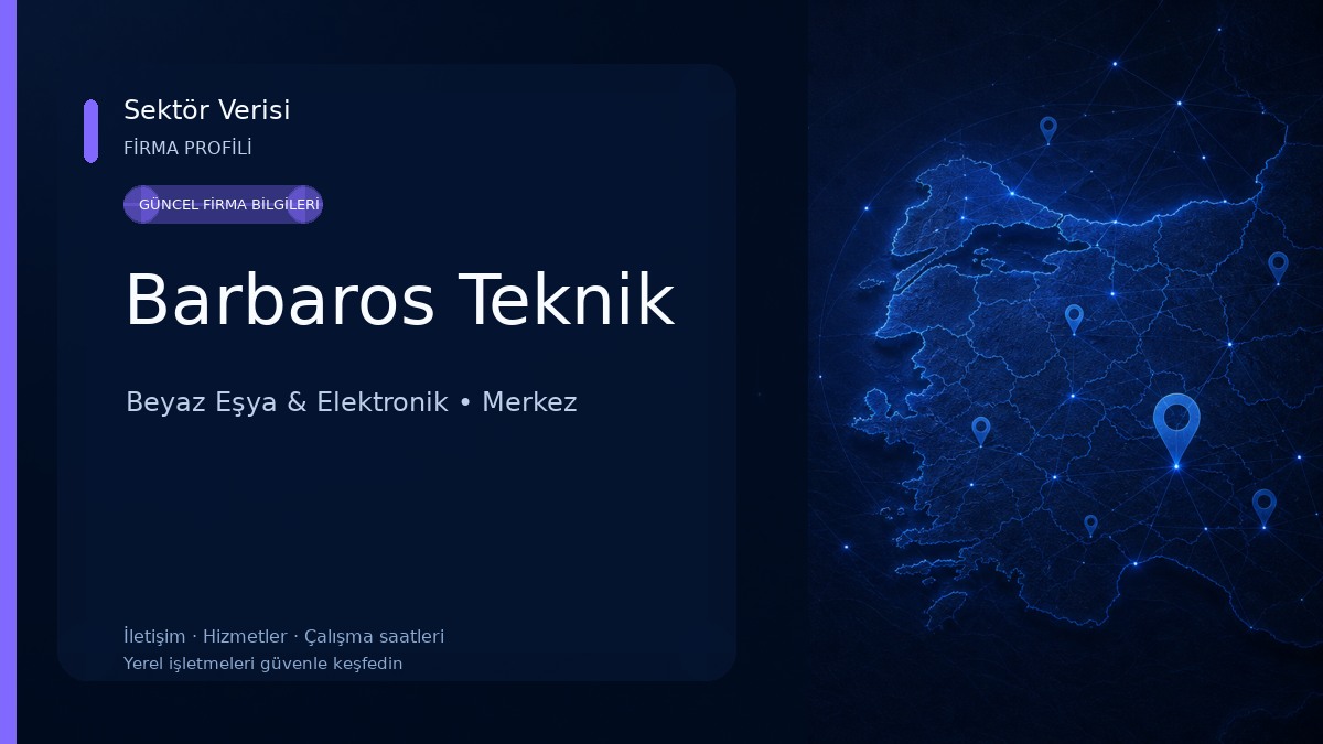 Barbaros Teknik Beyaz Eşya & Elektronik