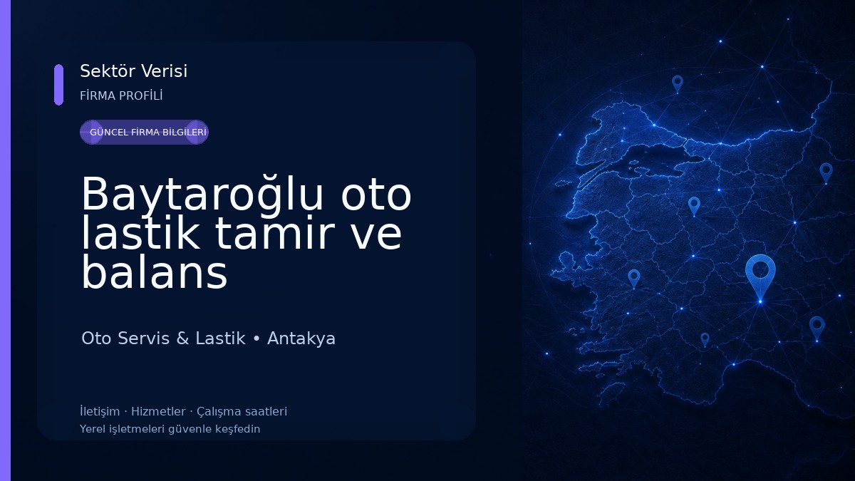 Baytaroğlu oto lastik tamir ve balans Oto Servis & Lastik