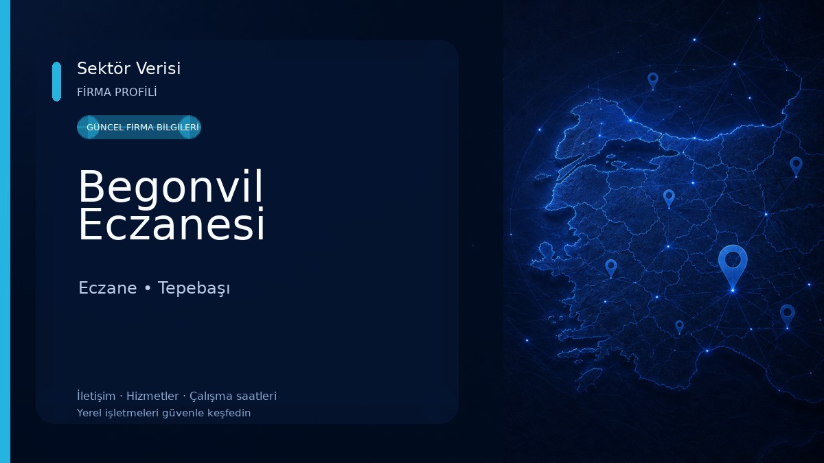 Begonvil Eczanesi Eczane