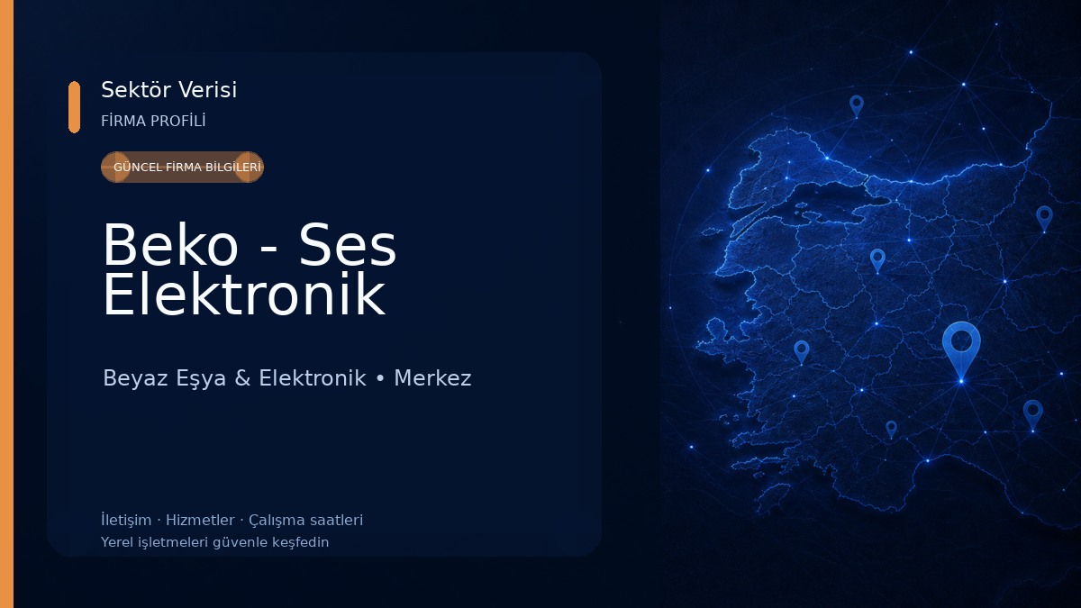 Beko - Ses Elektronik Beyaz Eşya & Elektronik