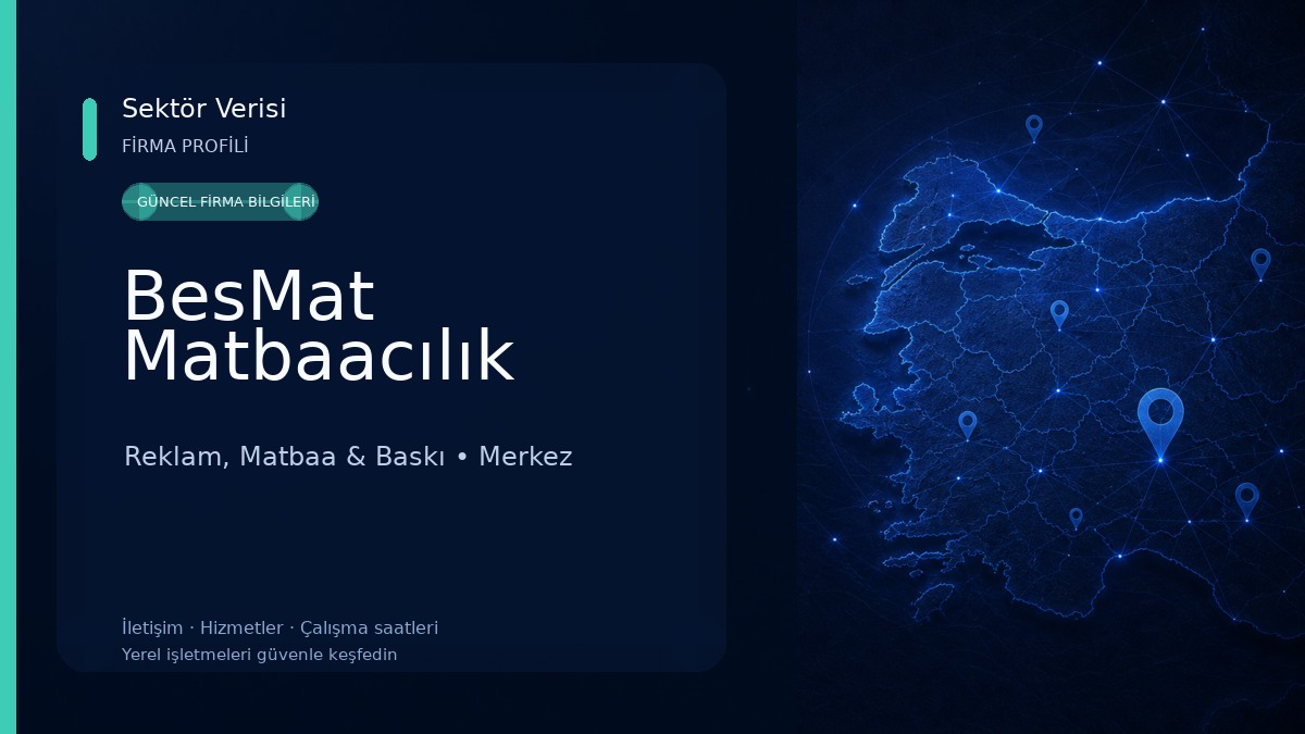 BesMat Matbaacılık Reklam, Matbaa & Baskı