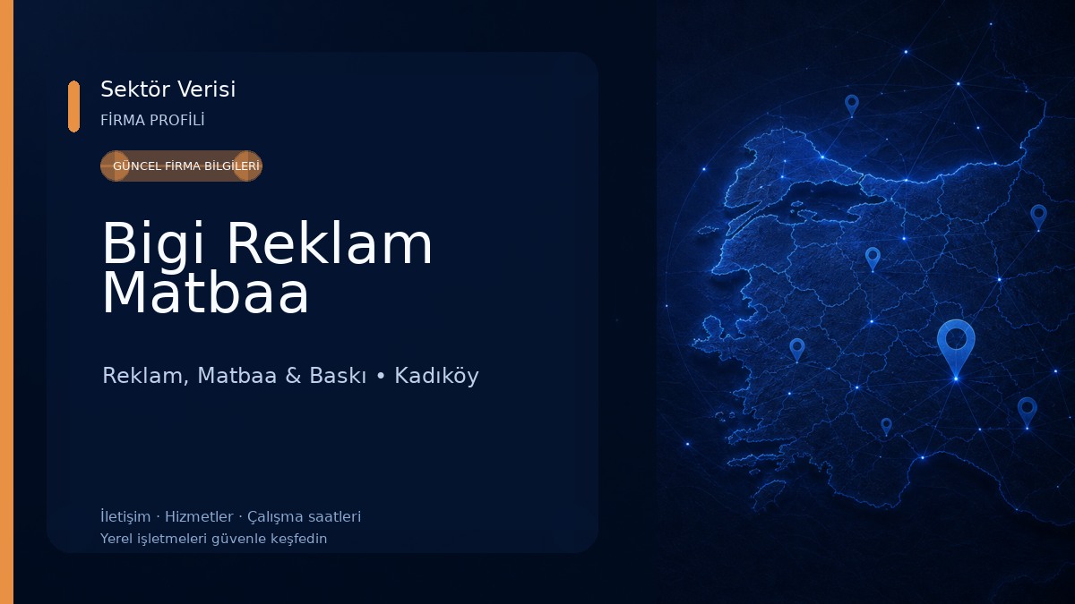 Bigi Reklam Matbaa Reklam, Matbaa & Baskı