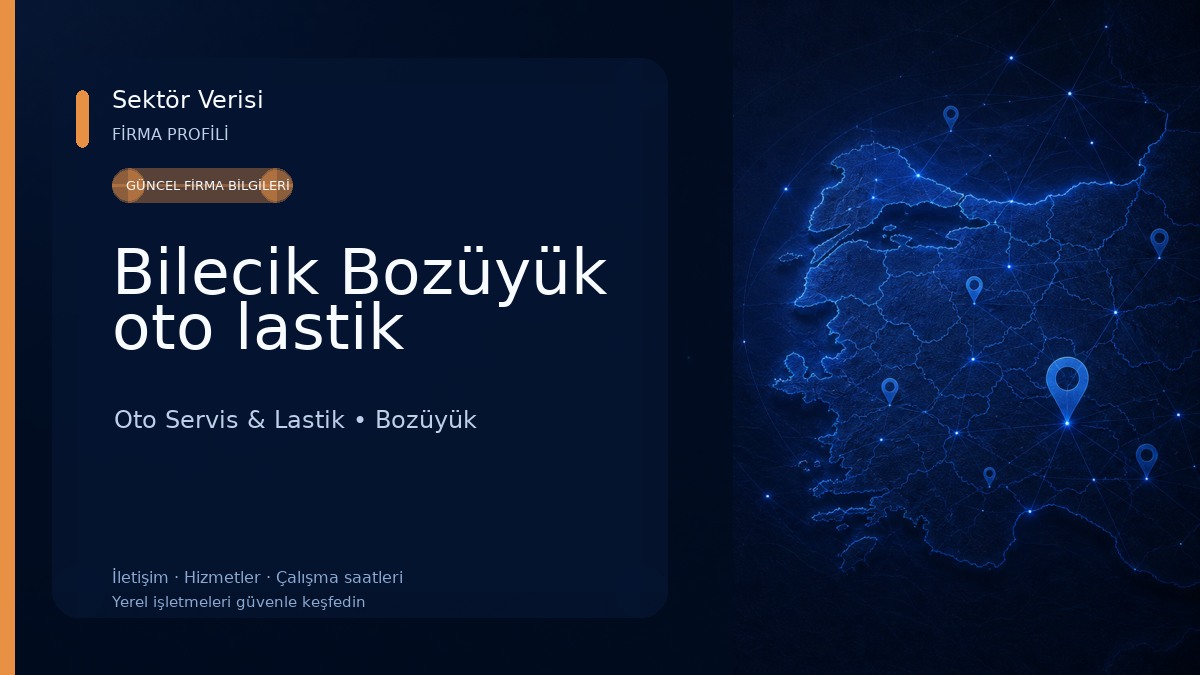 Bilecik Bozüyük oto lastik Oto Servis & Lastik