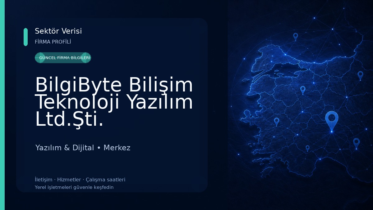 BilgiByte Bilişim Teknoloji Yazılım Ltd.Şti. Yazılım & Dijital