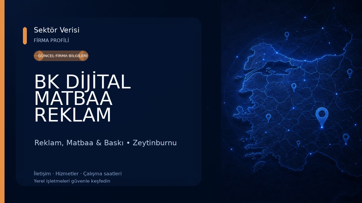 BK DİJİTAL MATBAA REKLAM Reklam, Matbaa & Baskı