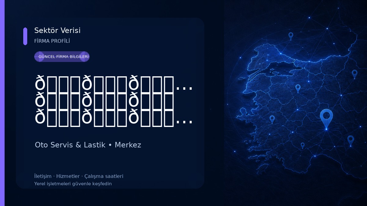 𝐁𝐎𝐘𝐋𝐔 𝐎𝐓𝐎 𝐉𝐀𝐍𝐓 𝐋𝐀𝐒𝐓İ𝐊 Oto Servis & Lastik