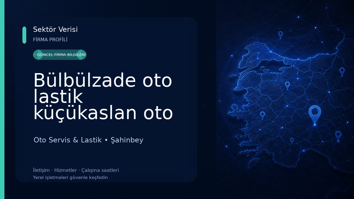 Bülbülzade oto lastik küçükaslan oto lastik acil yol yardım Oto Servis & Lastik