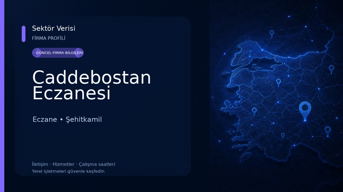 Caddebostan Eczanesi Eczane