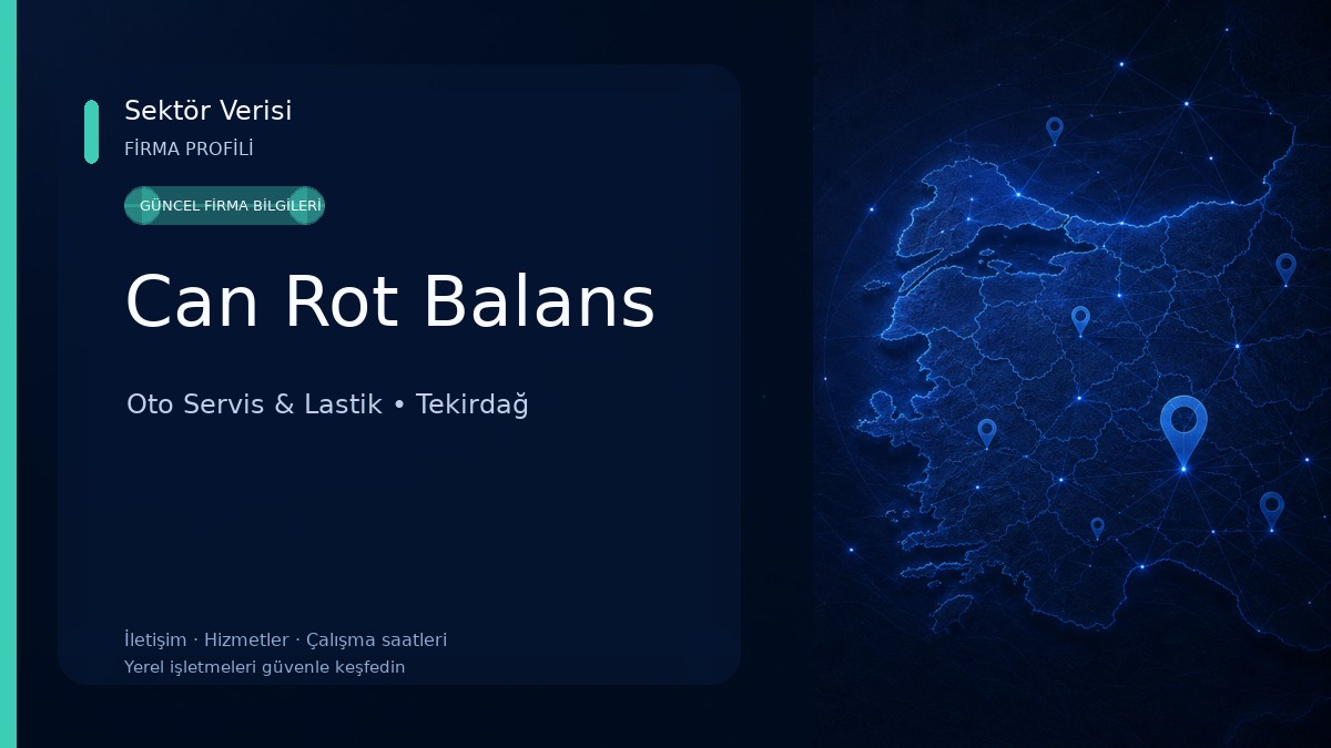 Can Rot Balans Oto Servis & Lastik