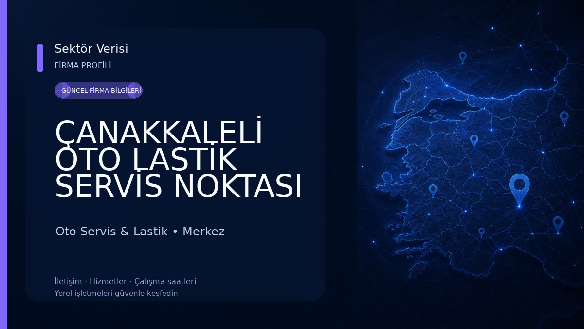 ÇANAKKALELİ OTO LASTİK SERVİS NOKTASI Oto Servis & Lastik