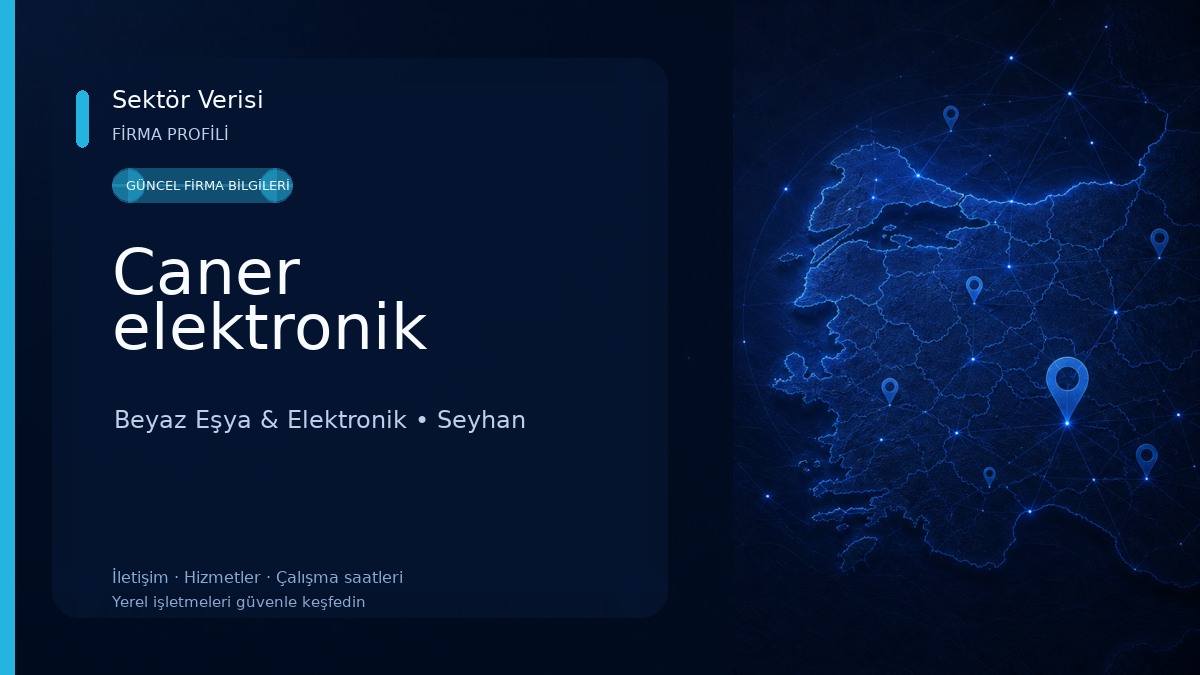 Caner elektronik Beyaz Eşya & Elektronik