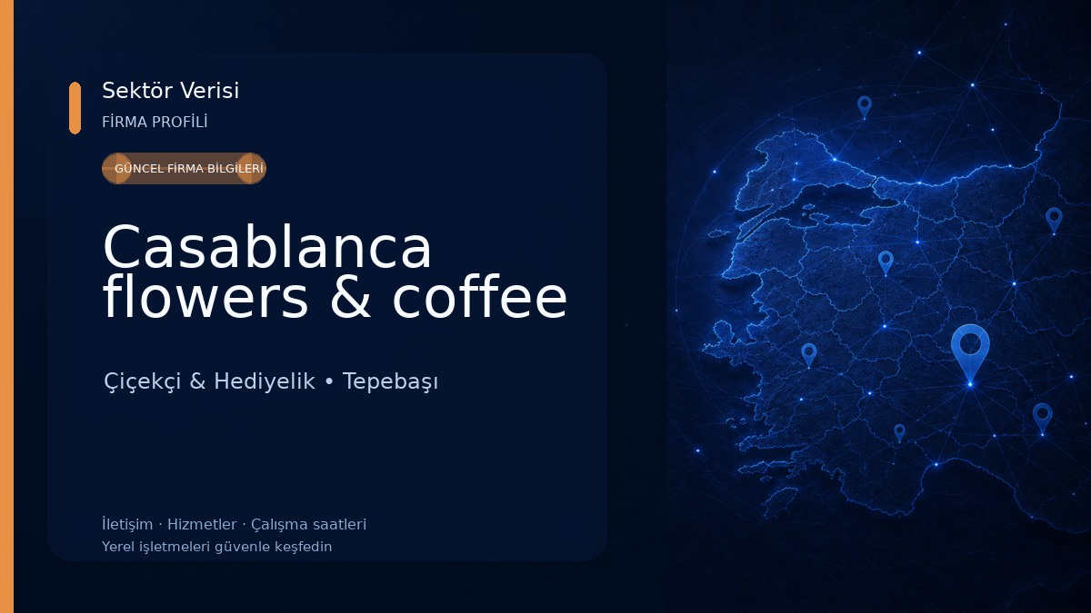 Casablanca flowers & coffee