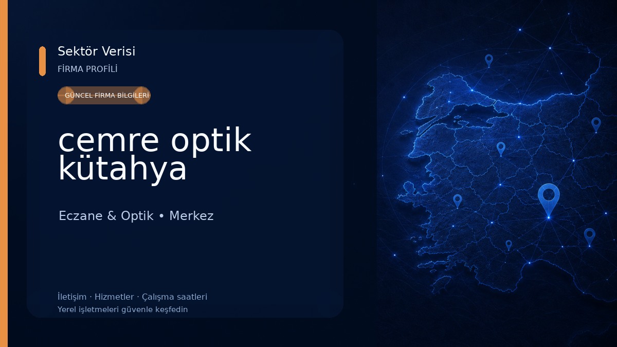cemre optik kütahya Eczane & Optik