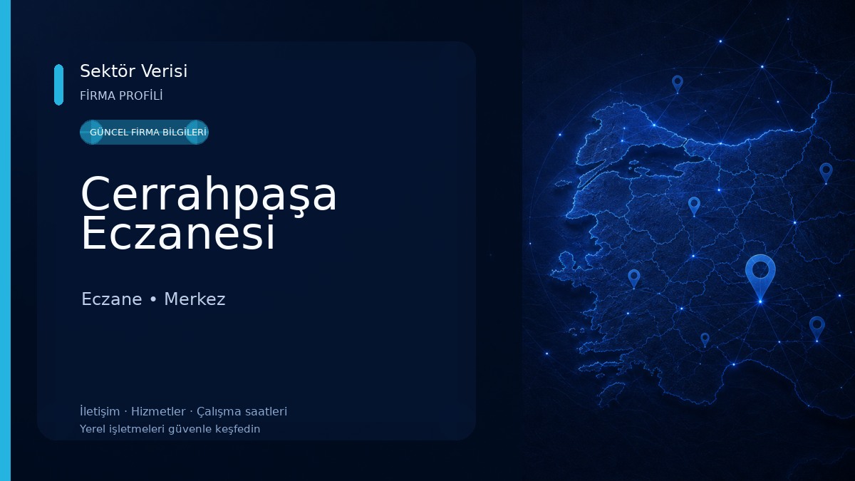 Cerrahpaşa Eczanesi Eczane