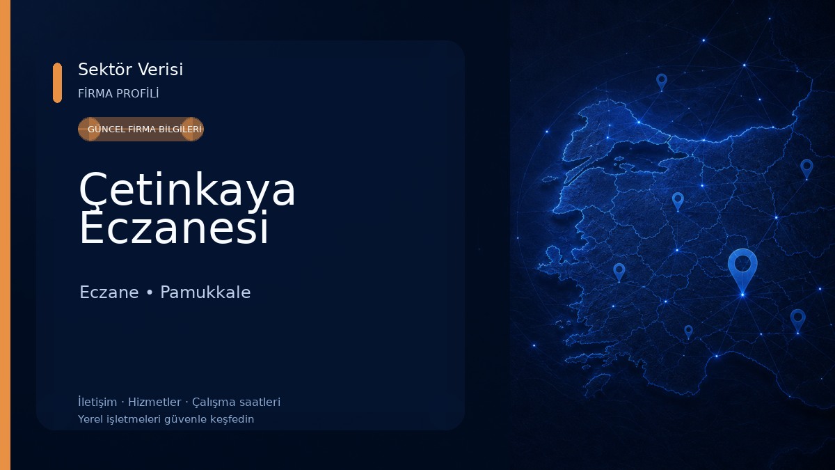Çetinkaya Eczanesi Eczane