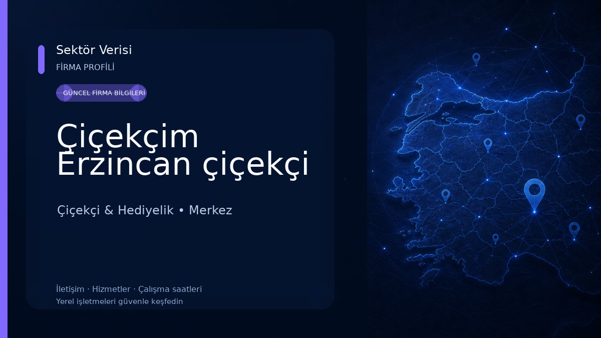 Çiçekçim Erzincan çiçekçi 